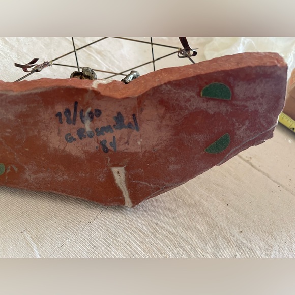 Vintage Gary Rosenthal Jewish Wedding Sculpture - Picture 4 of 4